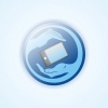 Логотип и иконка для КПК программы по поиску украденного/потерянного кпк или телефона по gps, она же система АнтиВор Mobile.